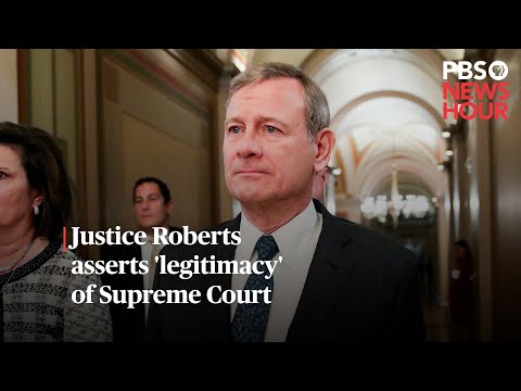 WATCH: Justice Roberts asserts ‘legitimacy’ of Supreme Court | #shorts