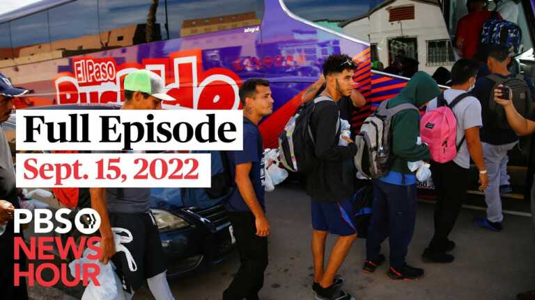 PBS NewsHour West live episode, September 15, 2022